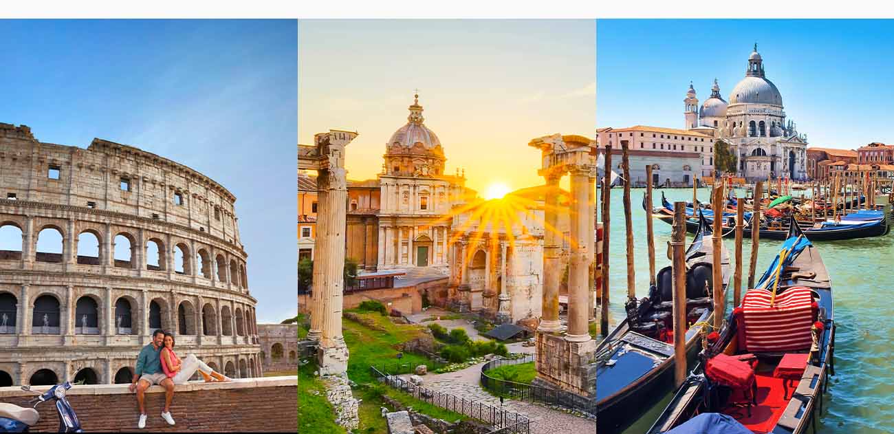 Rome and Venice