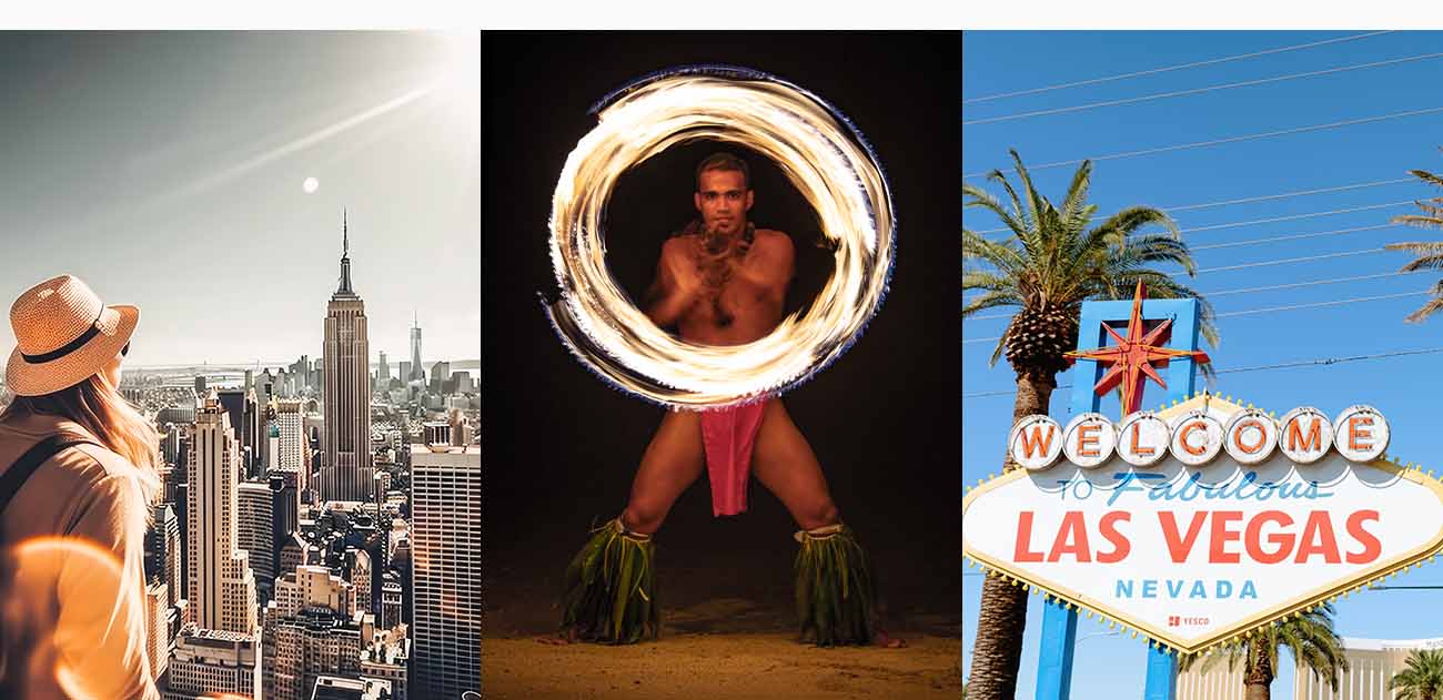 Explore Nyc Relax In Hawaii Play In Vegas